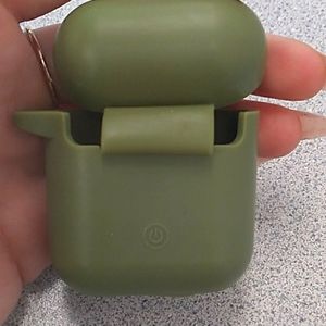 Navy Green Airpod first addition case.